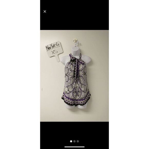๐ New York & co. Silky bandana top.โ Size xs. - Picture 1 of 3